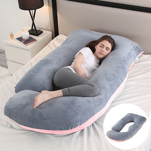 J-Type Maternity Waist Support Slope Pillow