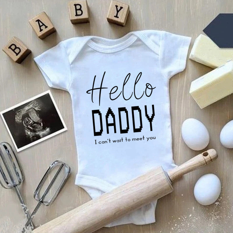 Pure Cotton Baby Short Sleeve Romper