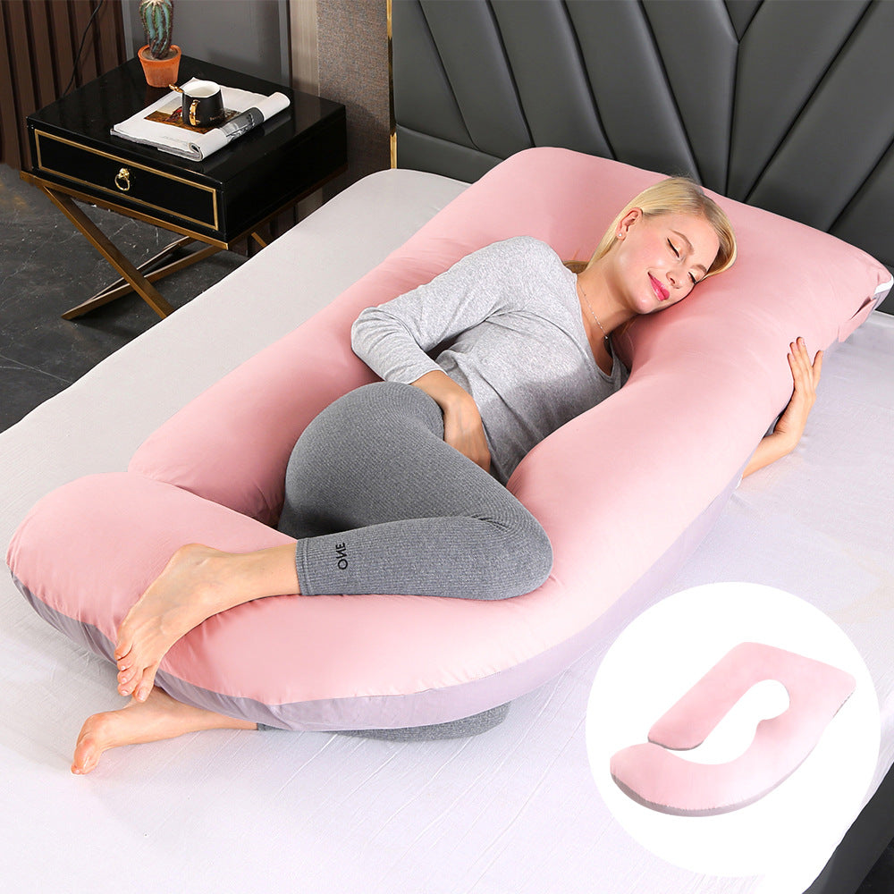 J-Type Maternity Waist Support Slope Pillow