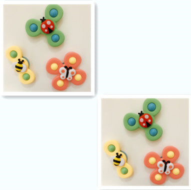Kids Gyro Sucker Spinner Bath Rattle Toy