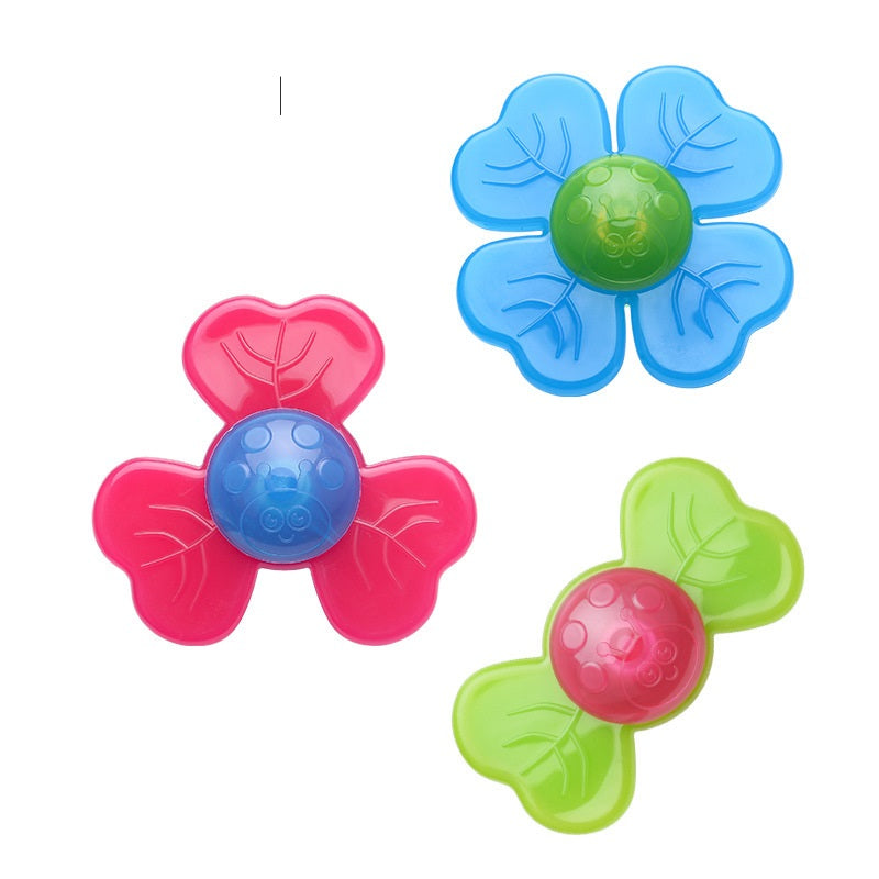 Kids Gyro Sucker Spinner Bath Rattle Toy