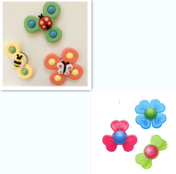 Kids Gyro Sucker Spinner Bath Rattle Toy