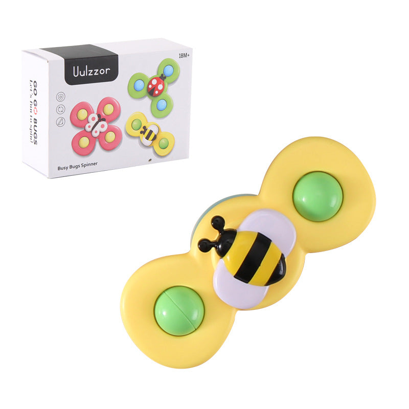 Kids Gyro Sucker Spinner Bath Rattle Toy