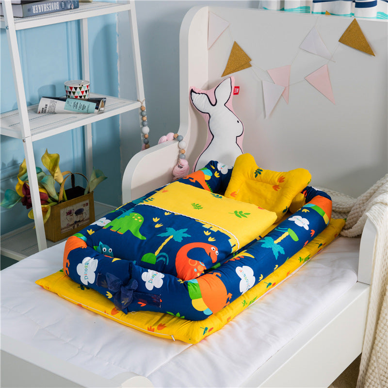 Foldable Portable Baby Crib Mattress Travel Bed