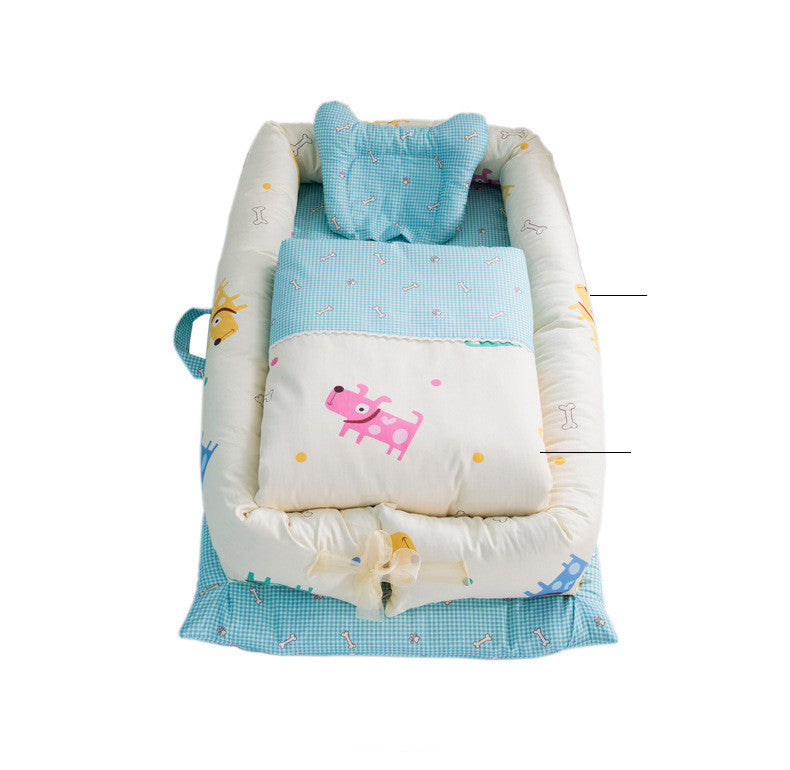 Foldable Portable Baby Crib Mattress Travel Bed