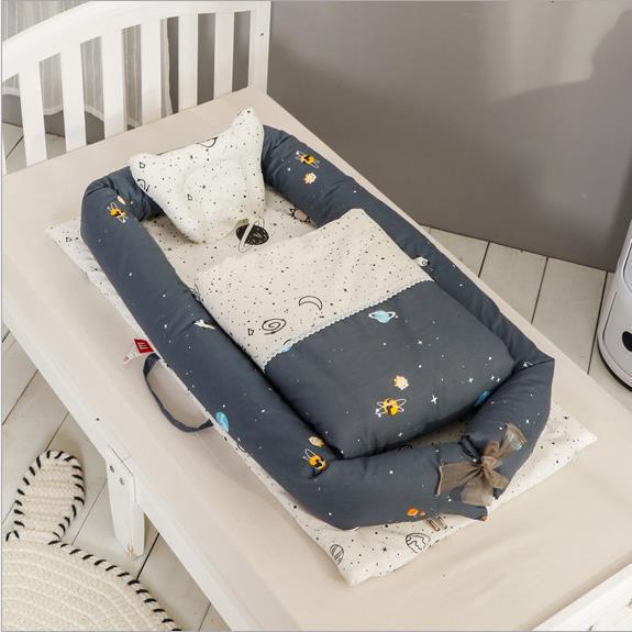 Foldable Portable Baby Crib Mattress Travel Bed