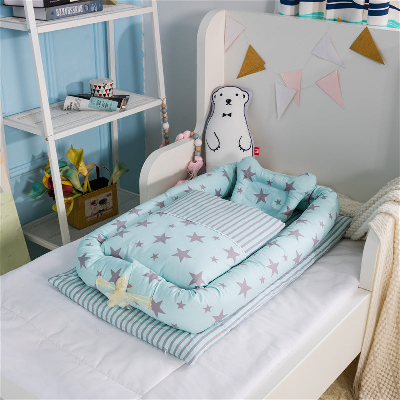 Foldable Portable Baby Crib Mattress Travel Bed