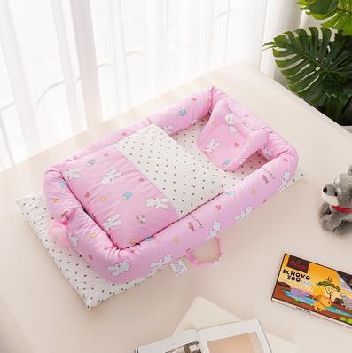 Foldable Portable Baby Crib Mattress Travel Bed