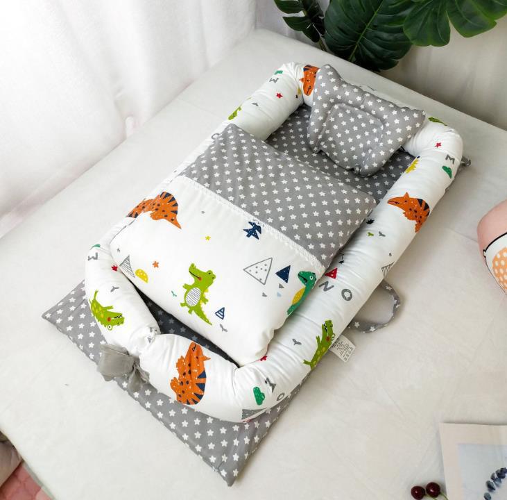 Foldable Portable Baby Crib Mattress Travel Bed