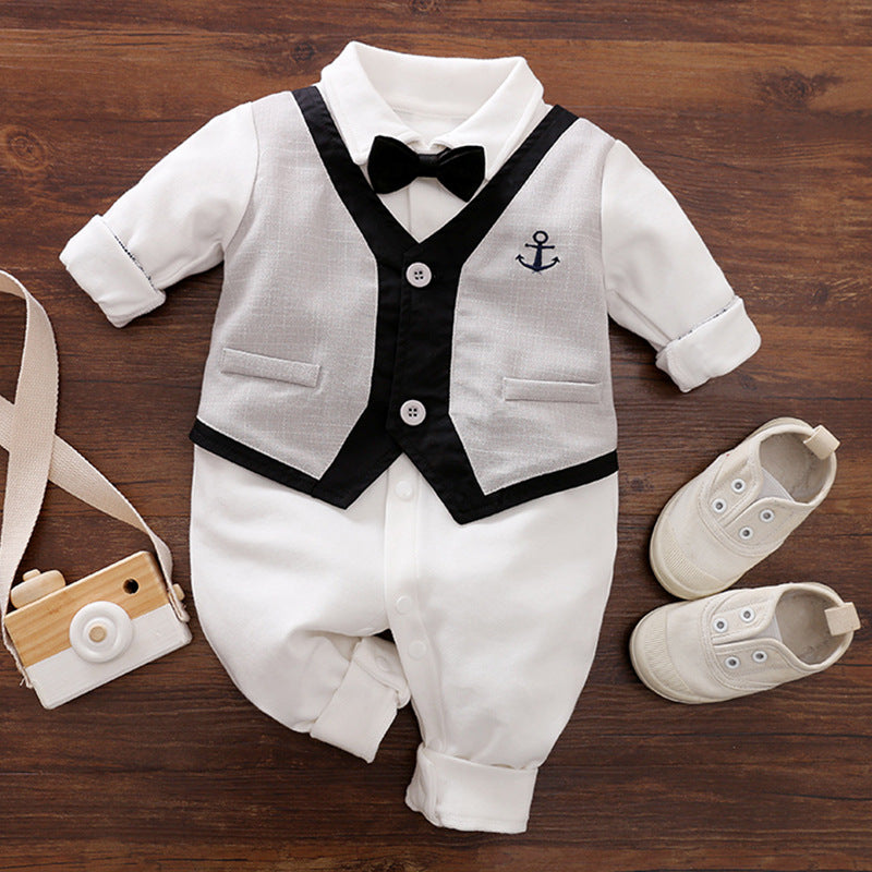 Long Sleeve Baby Jumpsuit Spring Autumn Clothes