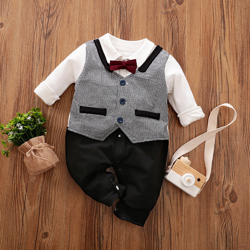 Long Sleeve Baby Jumpsuit Spring Autumn Clothes