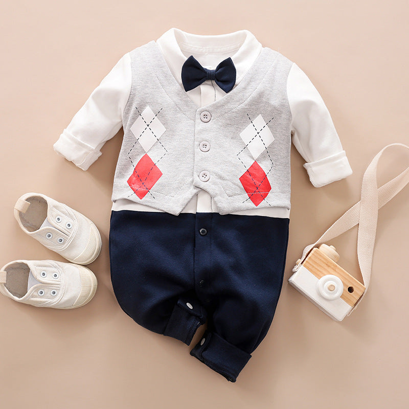 Long Sleeve Baby Jumpsuit Spring Autumn Clothes