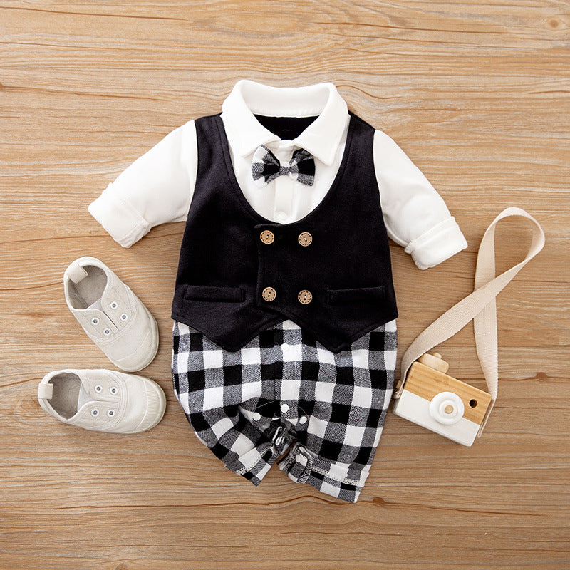 Long Sleeve Baby Jumpsuit Spring Autumn Clothes