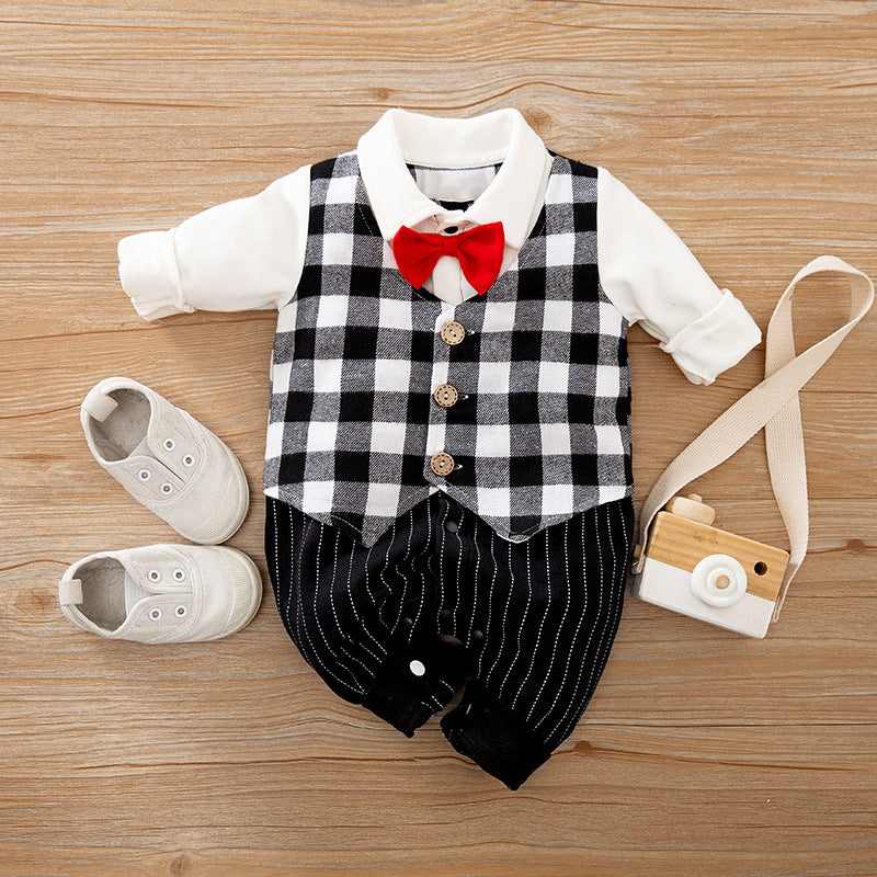 Long Sleeve Baby Jumpsuit Spring Autumn Clothes
