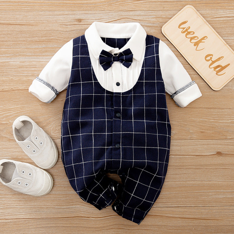 Long Sleeve Baby Jumpsuit Spring Autumn Clothes