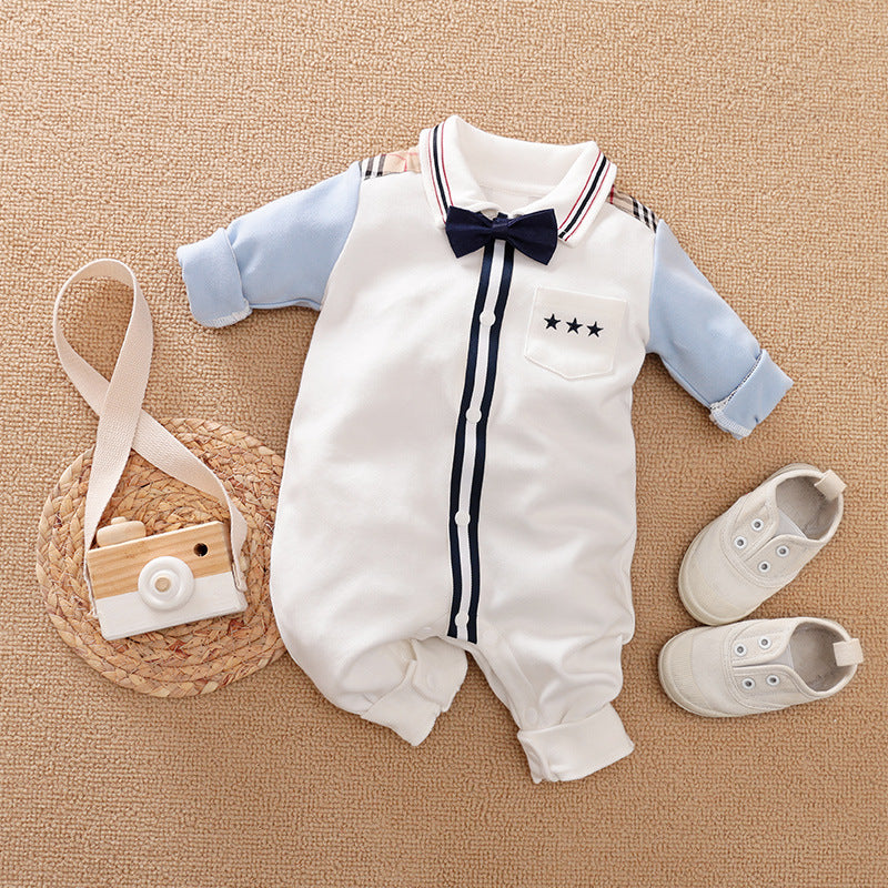 Gentleman Baby Long Sleeve Romper