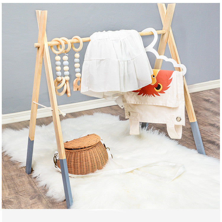 Wooden Baby Fitness Frame Educational Toy