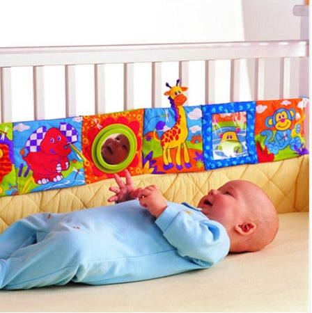 Baby Cloth Book Educational Bed Bumper Toy