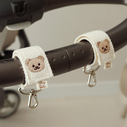 Bear Baby Stroller Hook Organizer