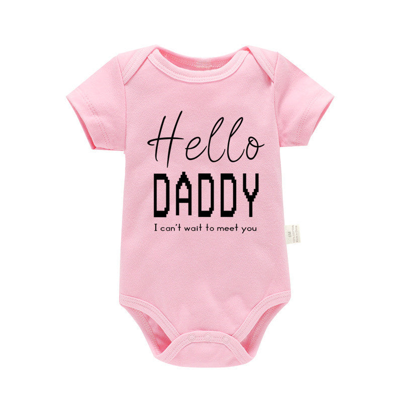 Pure Cotton Baby Short Sleeve Romper