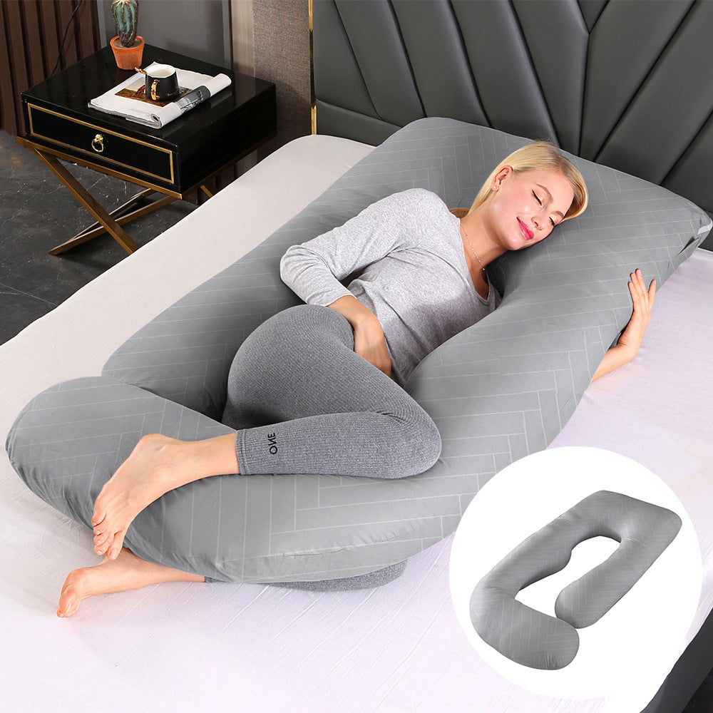 J-Type Maternity Waist Support Slope Pillow