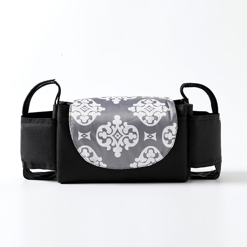 Large Capacity Baby Stroller Organizer Cup Holder Bag