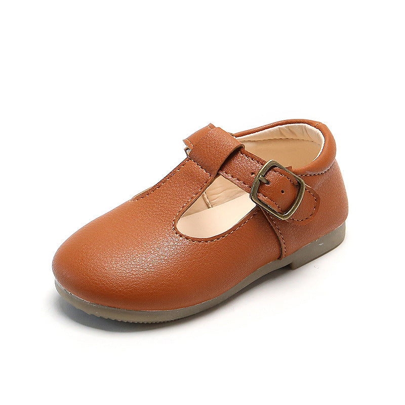Children's Pea Shoes Versatile Casual Baby Single Shoes