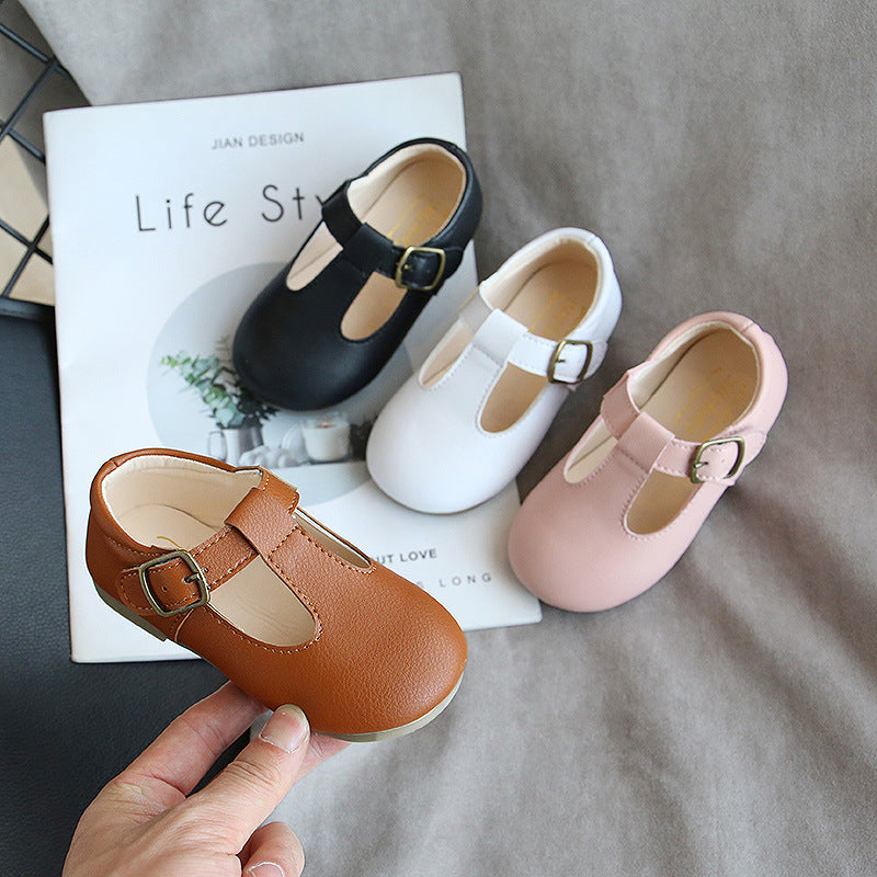 Children's Pea Shoes Versatile Casual Baby Single Shoes