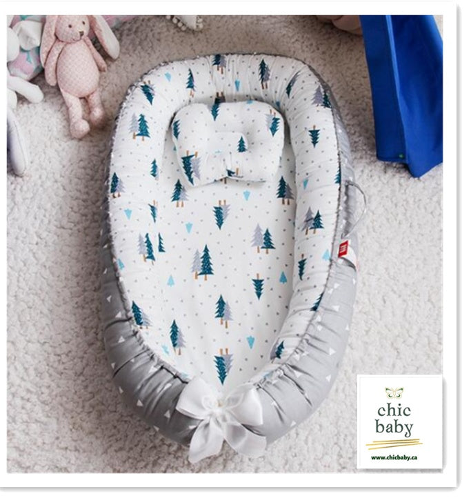 Portable Washable Baby Crib Travel Cotton Cradle