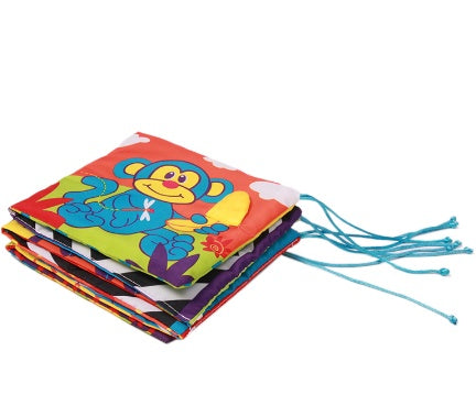 Baby Cloth Book Educational Bed Bumper Toy