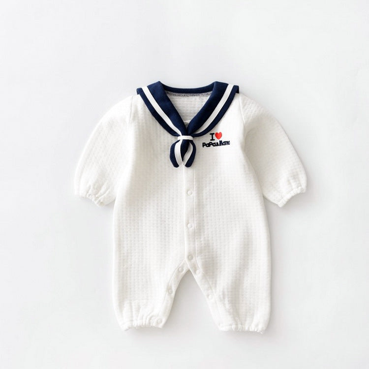 Navy Style Newborn Baby Onesies