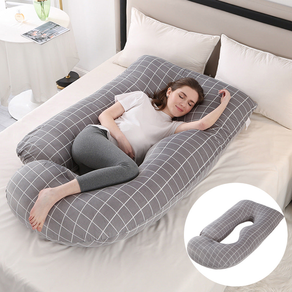 J-Type Maternity Waist Support Slope Pillow