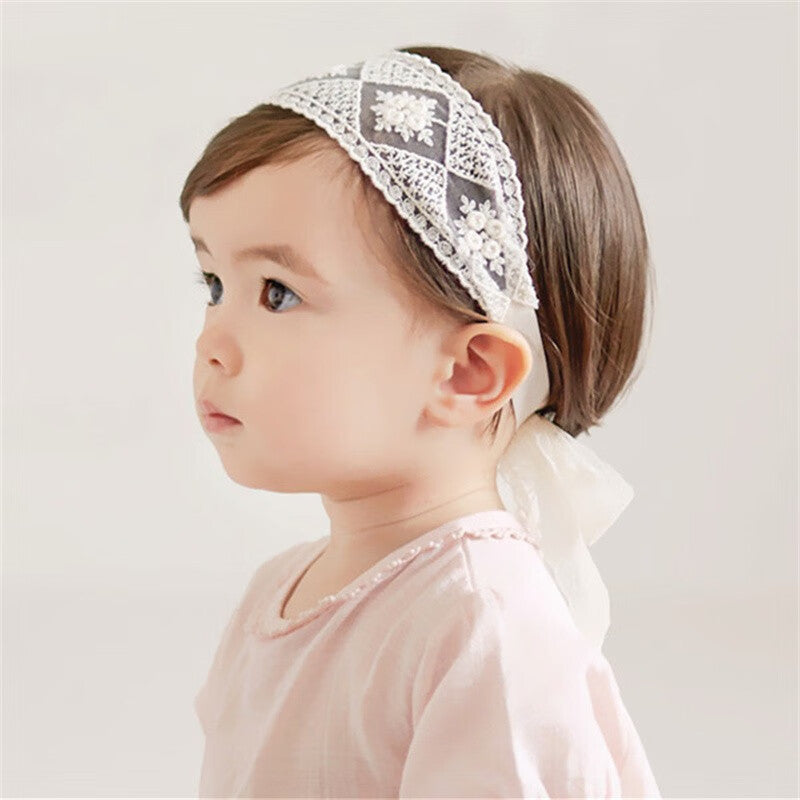Baby Girl Bow Knot Lace Headband Hair Accessories