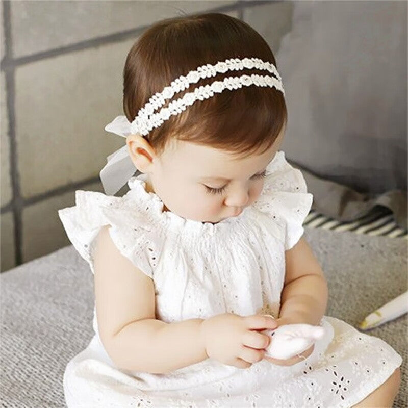 Baby Girl Bow Knot Lace Headband Hair Accessories