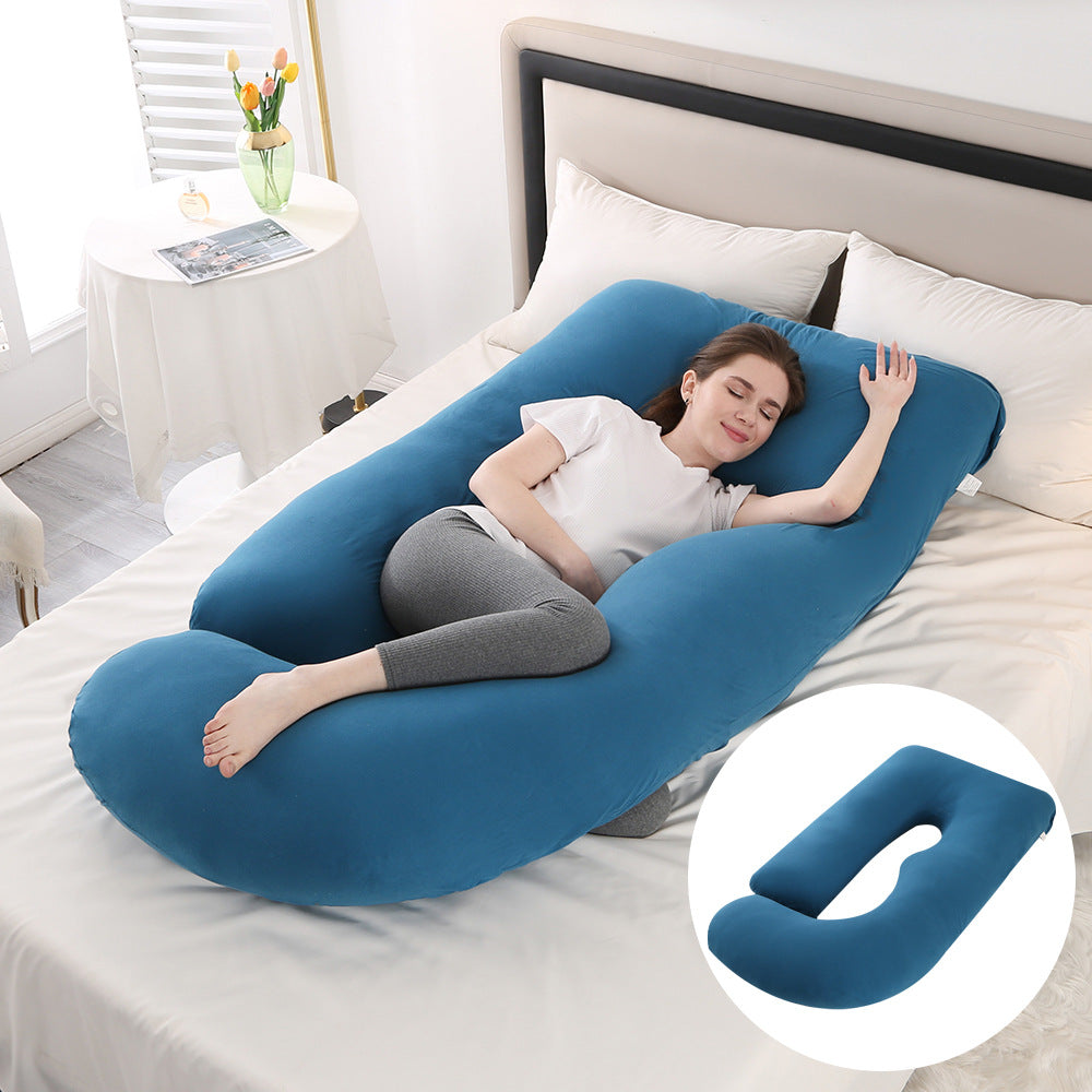 J-Type Maternity Waist Support Slope Pillow