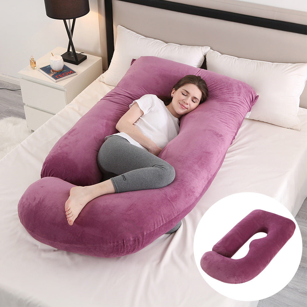 J-Type Maternity Waist Support Slope Pillow