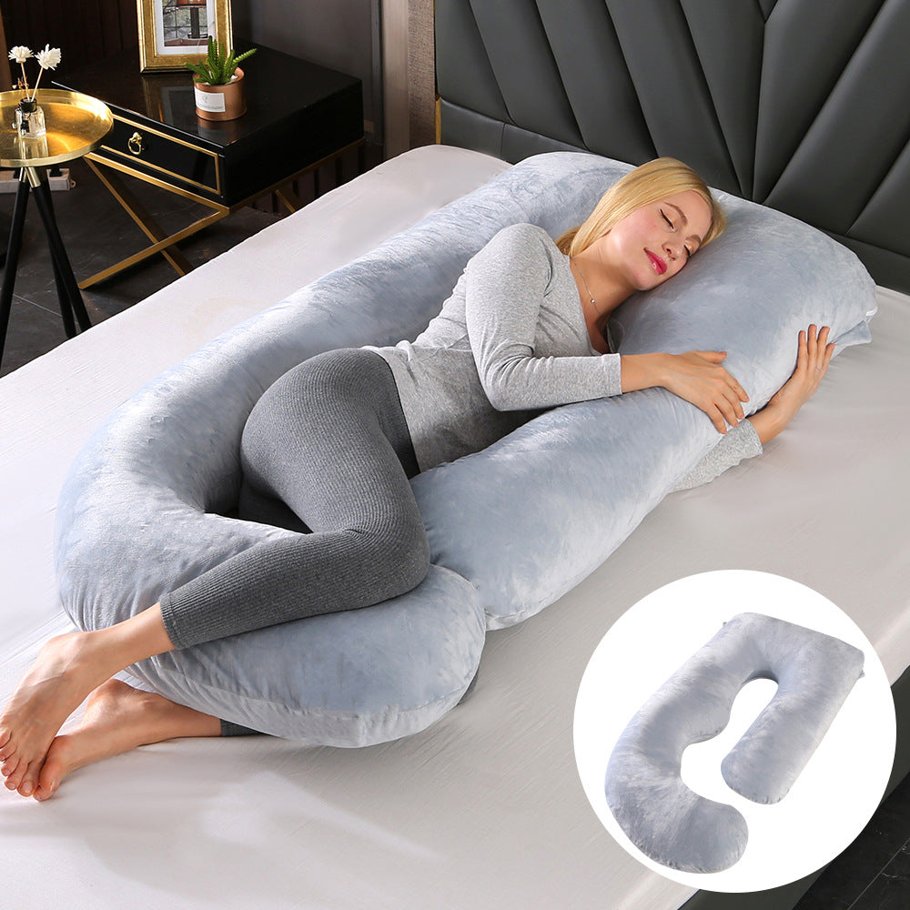 J-Type Maternity Waist Support Slope Pillow