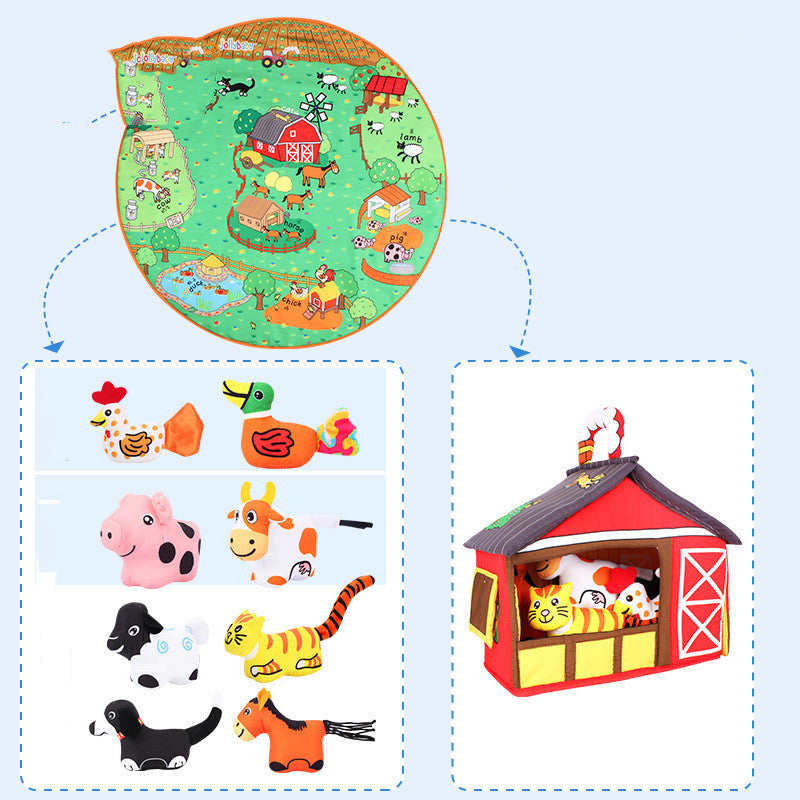 Baby Play Blanket Animal Early Education Toy