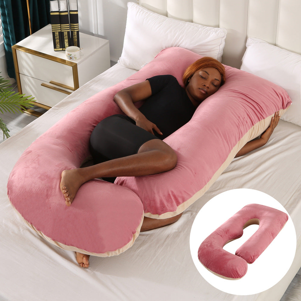 J-Type Maternity Waist Support Slope Pillow