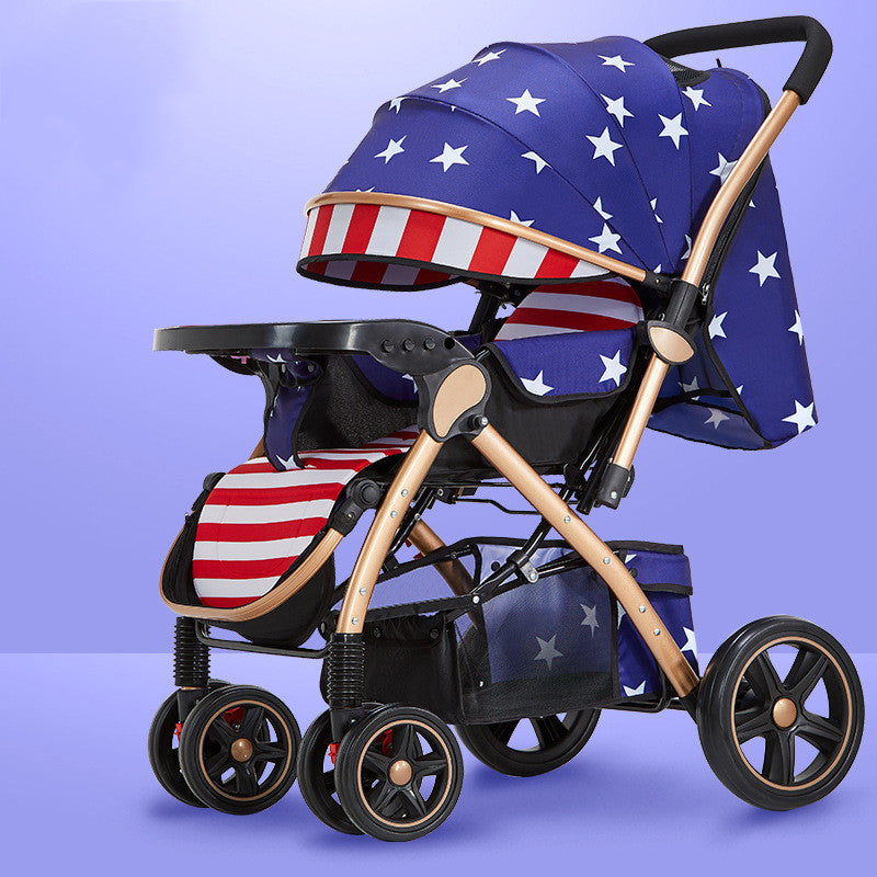 Lightweight Foldable Baby Stroller