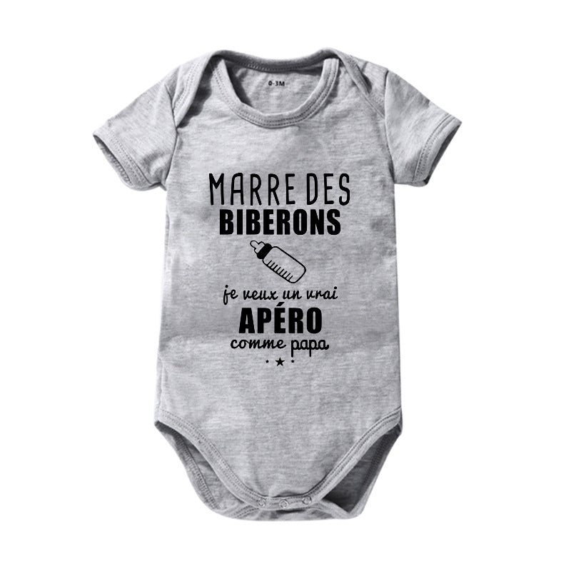Pure Cotton Baby One-Piece Rompers