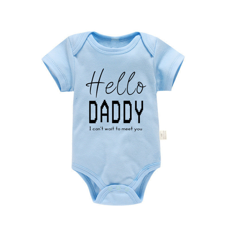 Pure Cotton Baby Short Sleeve Romper