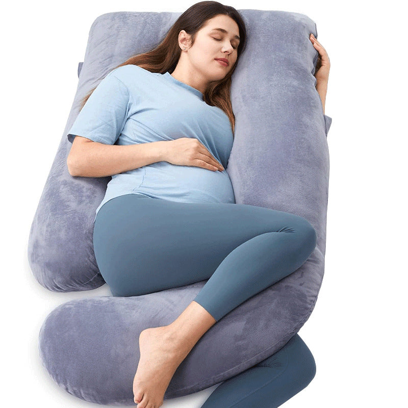 J-Type Maternity Waist Support Slope Pillow