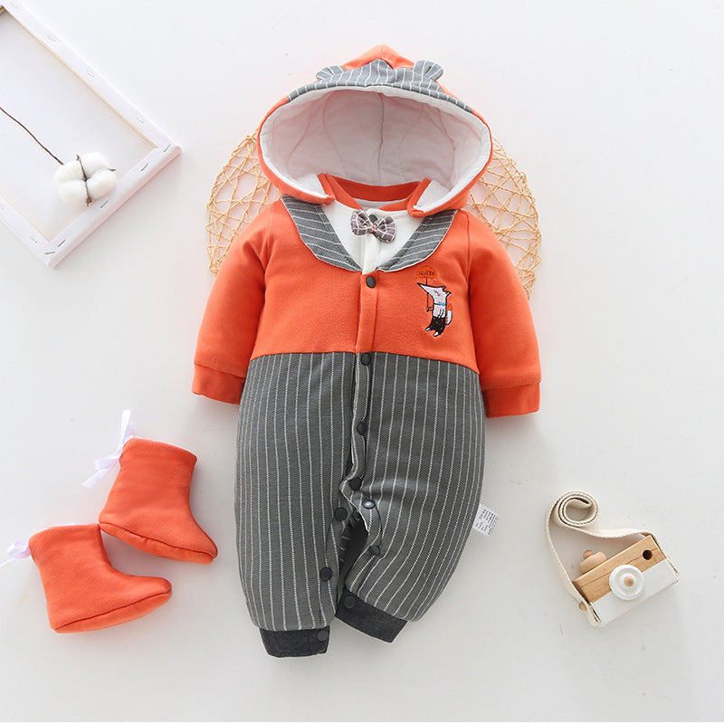 Thickened Baby Onesies Autumn Winter Clothes