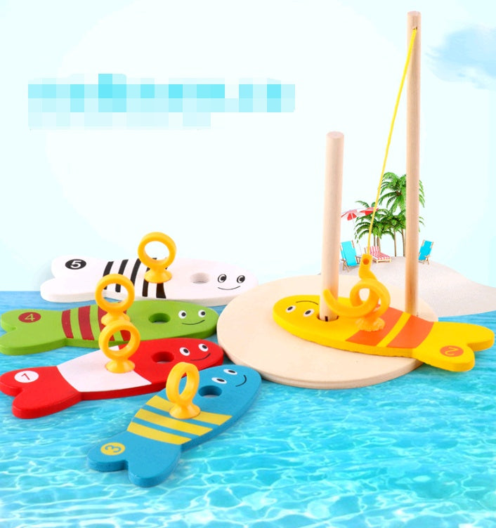 Children Wooden Fishing Educational Toy