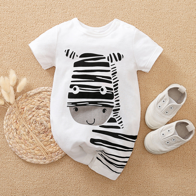 Baby Short Sleeve Casual Onesies