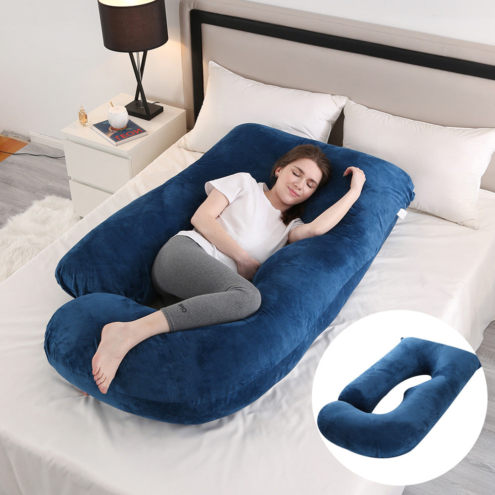 J-Type Maternity Waist Support Slope Pillow