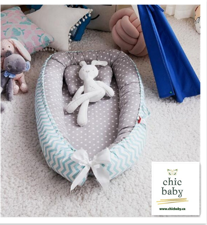 Portable Washable Baby Crib Travel Cotton Cradle