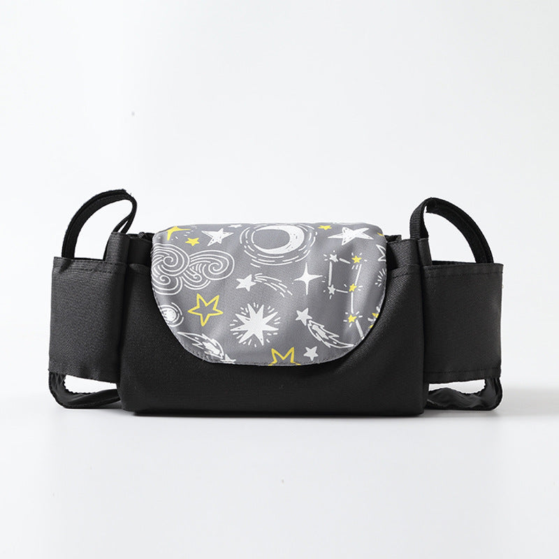 Large Capacity Baby Stroller Organizer Cup Holder Bag