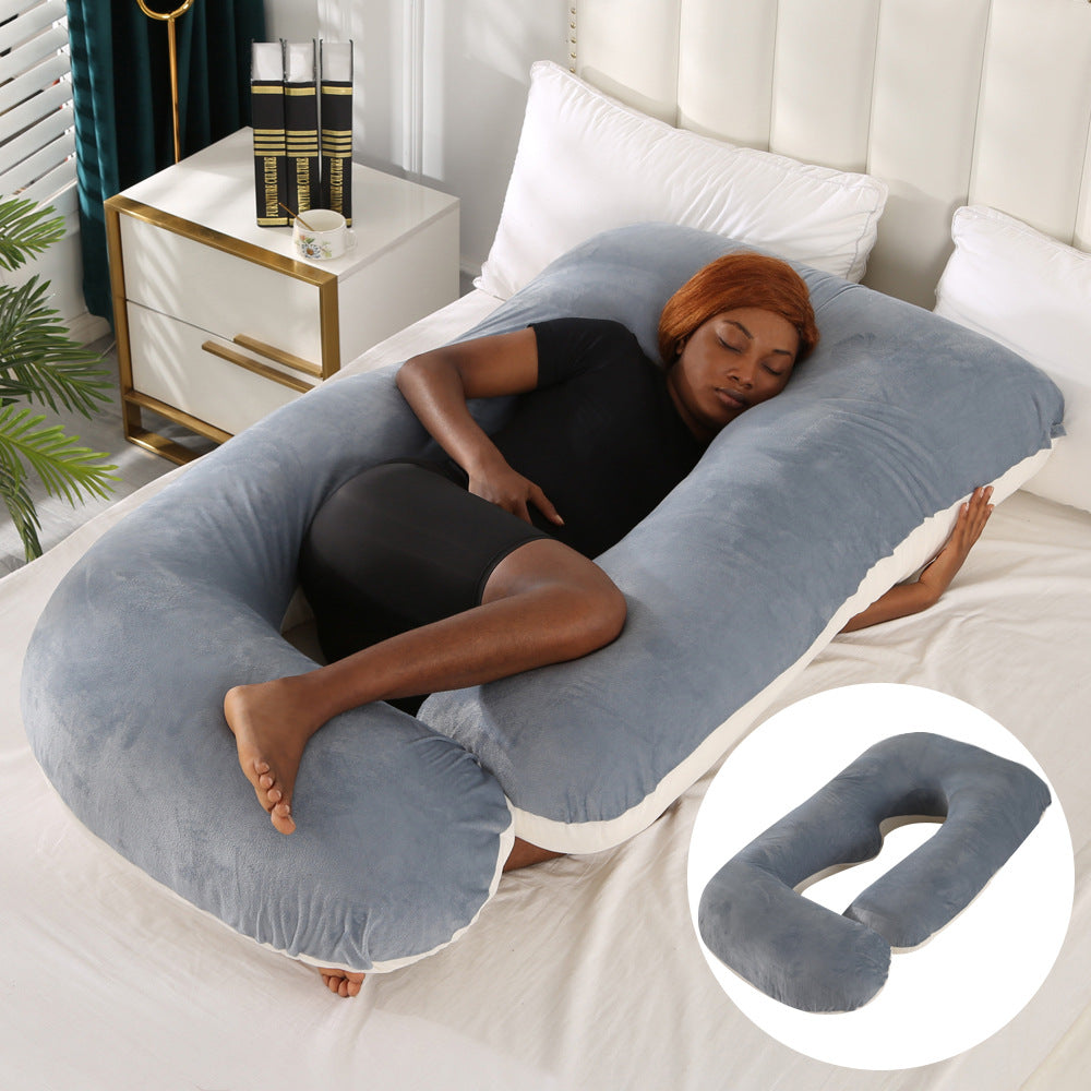 J-Type Maternity Waist Support Slope Pillow